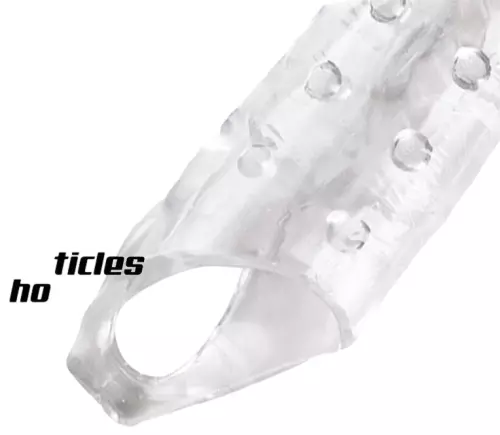 Clear piky dick Penis Sheath 22 x 5cm – 5/5