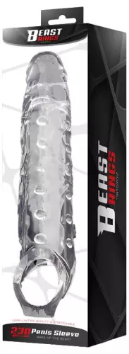 Clear pik dick Penis Sheath 19 x 5cm – 2/5