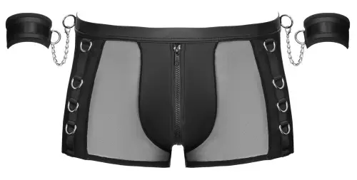 Arescio Bottomless Boxer with Handcuffs Black – 5/6
