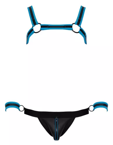 Jockstrap-Harness Oulys Schwarz-Blau – 5/7