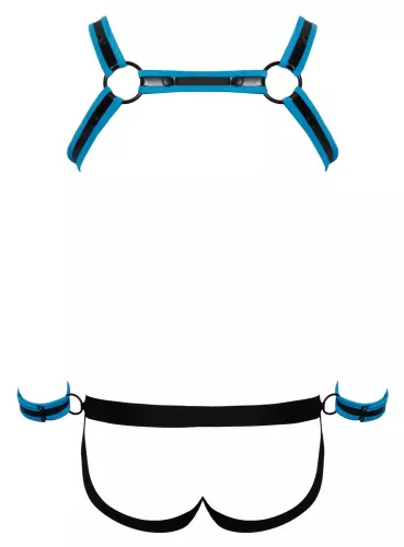 Jockstrap-Harness Oulys Schwarz-Blau – 6/7