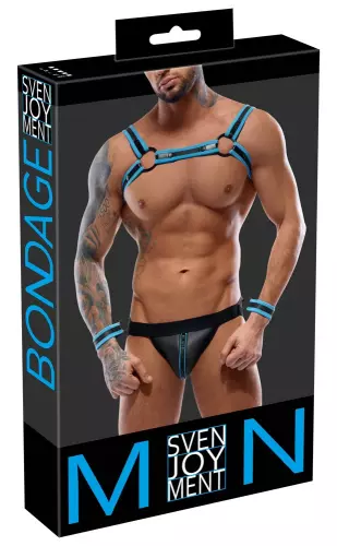Jockstrap-Harness Oulys Schwarz-Blau – 7/7