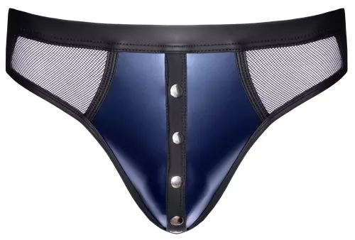 String mit Knöpfen Notto Schwarz-Blau – 5/6