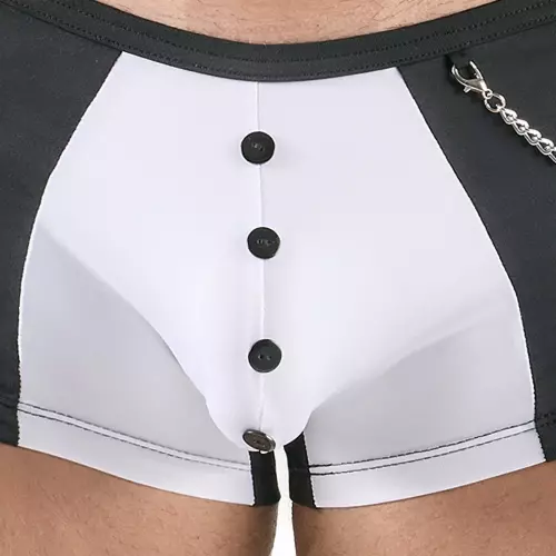 Sexy Boxershorts Nestor Schwarz-Weiß – 4/7