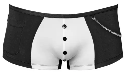 Sexy Boxershorts Nestor Schwarz-Weiß – 6/7