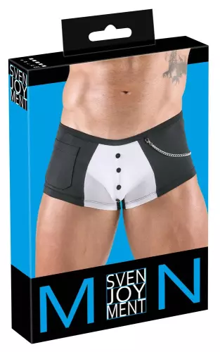Sexy Boxershorts Nestor Schwarz-Weiß – 7/7