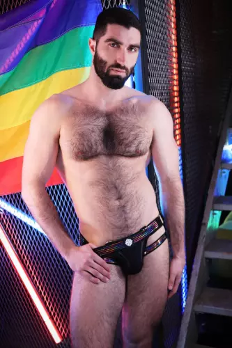 Jockstrap Icon Pride Zwart-Rainbow – 5/10