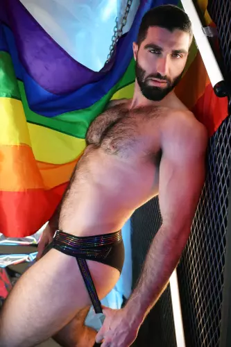 Icon Pride Slip-Jock Black-Rainbow – 3/12