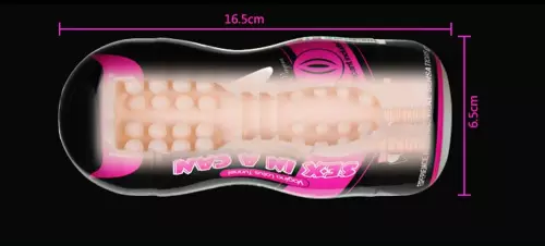 Realistischer Vibrator Masturbator Lotus - 16 x 6.5 cm – 2/6