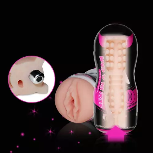 Realistischer Vibrator Masturbator Lotus - 16 x 6.5 cm – 3/6