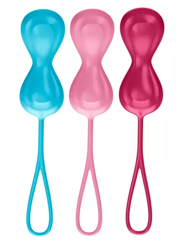 Set von 3 Geisha-Kugeln - 3.4 cm – 4/6