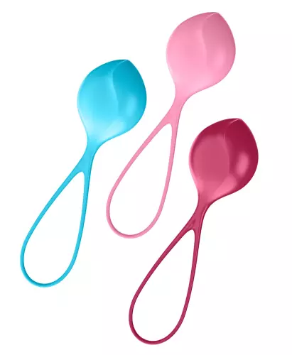 Set von 3 Geisha-Kugeln - 3.8 cm – 4/6