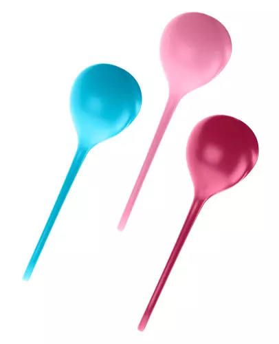 Set von 3 Geisha-Kugeln - 3.8 cm – 5/6