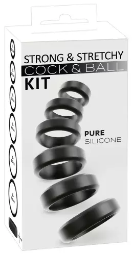 6 Cock & Ball Cockrings 26 to 56 mm Black – 2/6