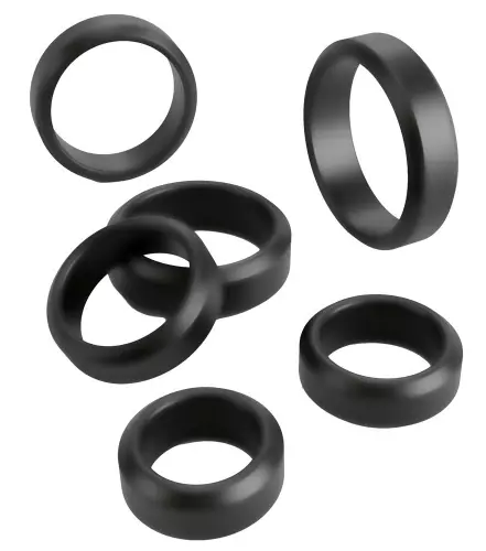 6 Cock & Ball Cockrings 26 to 56 mm Black – 3/6