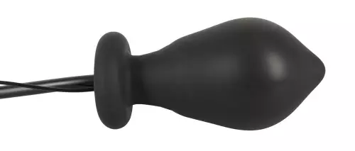 Opblaasbare en vibrerend plug Conikflat 10.5 x 4cm – 6/7