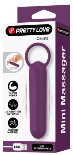 Mini Vibrator Celista Violett 6 x 1.8cm – 2/2