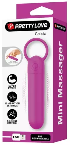 Mini Vibro Celista Pink 6 x 1.8cm – 2/5