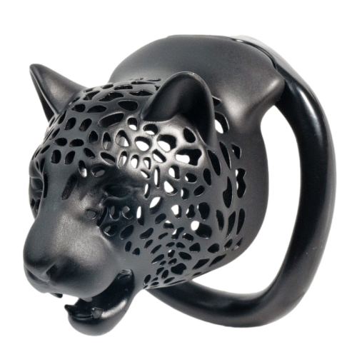 Leopard Cage 7 x 3.3 cm Black
