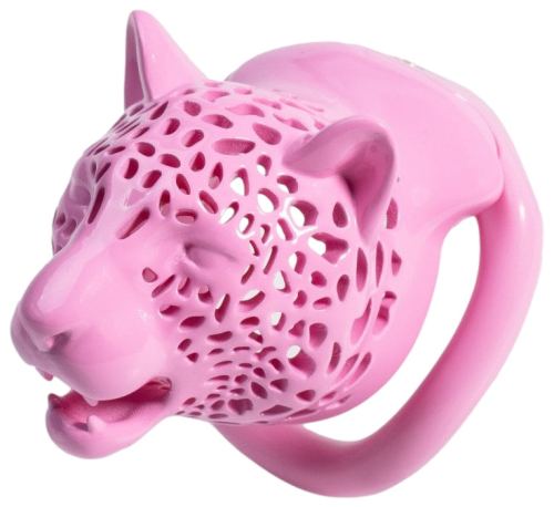 Leopard Cage 7 x 3.3 cm Pink