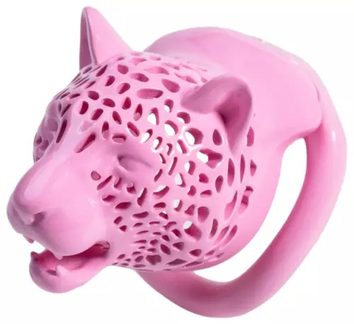 Käfig Leopard 7 x 3,3 cm Rosa – 1/3
