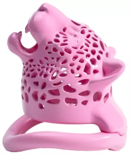 Käfig Leopard 7 x 3,3 cm Rosa – 2/3