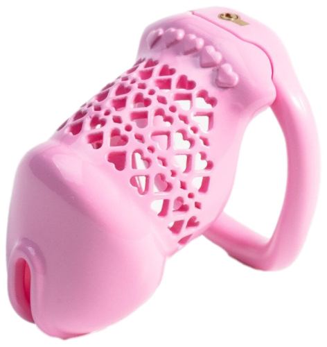Fivheart Cage 8 x 3.2 cm Pink
