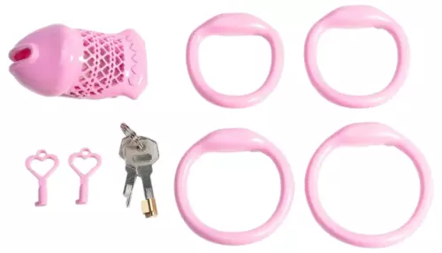 Cage Fivheart 8 x 3.2 cm Rose – 4/4
