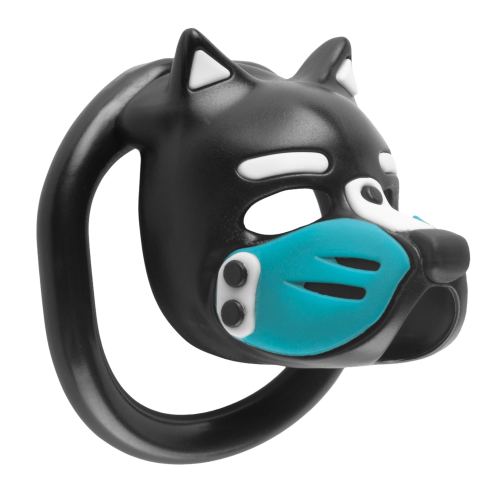 Puppy Cage 4.5 x 3.2 cm Black-Blue