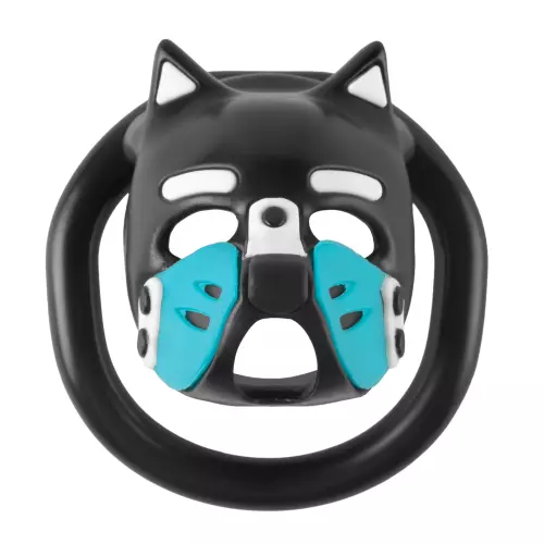 Cage Puppy 4.5 x 3.2 cm Black-Blue – 3/5
