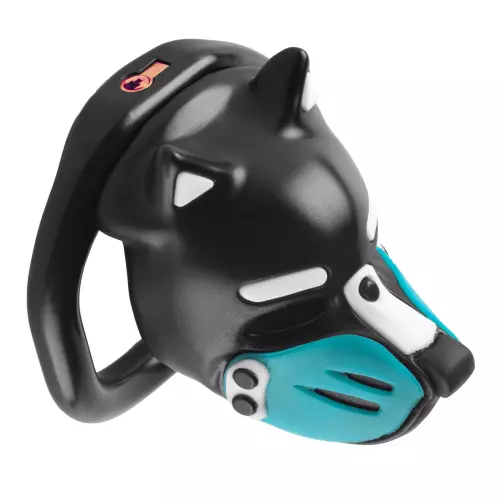 Cage Puppy 4.5 x 3.2 cm Black-Blue – 4/5