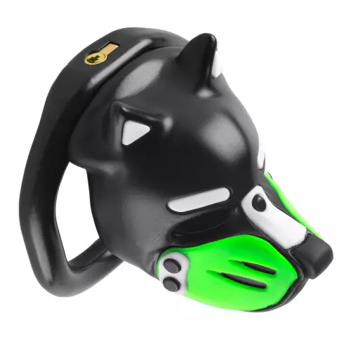 Cage Puppy 4.5 x 3.2 cm Zwart-Groen – 4/5