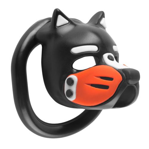 Puppy Cage 4.5 x 3.2 cm Black-Orange
