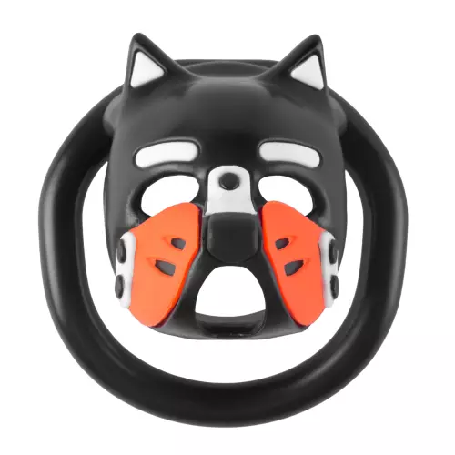 Cage Puppy 4.5 x 3.2 cm Zwart-Oranje – 3/5