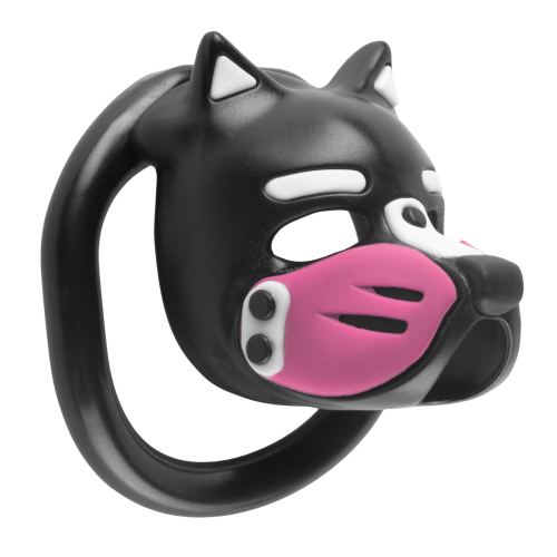 Puppy Cage 4.5 x 3.2 cm Black-Pink