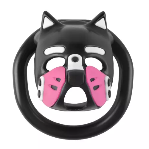 Cage Puppy 4.5 x 3.2 cm Black-Pink – 3/5