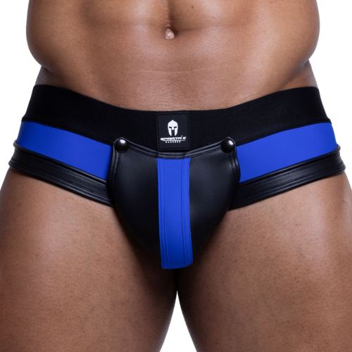 Giove Neoprene Brief Blue-Black