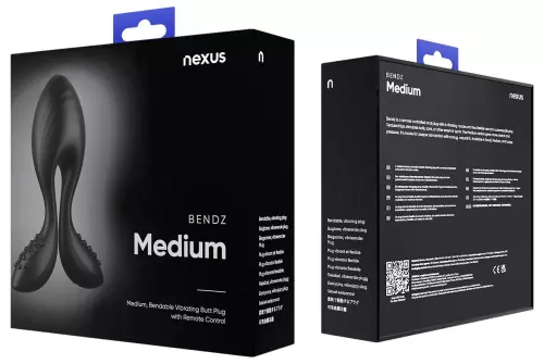 Plug vibrant Bendz medium 10 x 4.8cm – 6/12