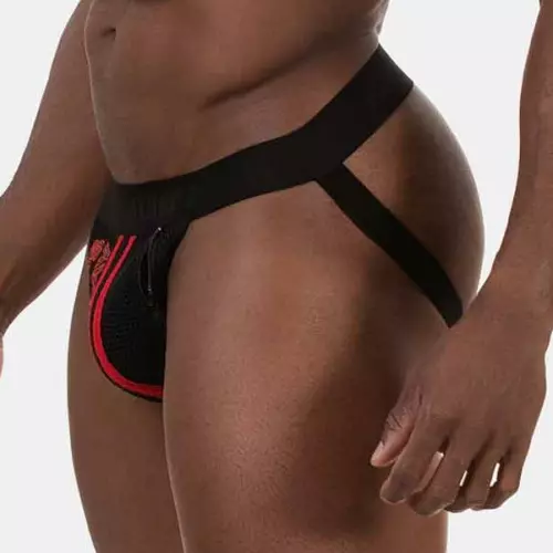 Jockstrap Let's Play Noir-Rouge – 3/3
