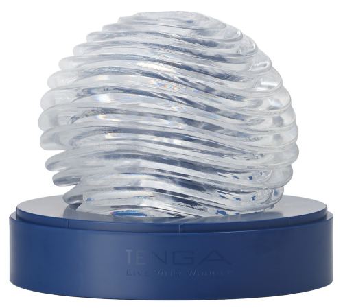 Tenga Geo Transparent Masturbator - Aqua
