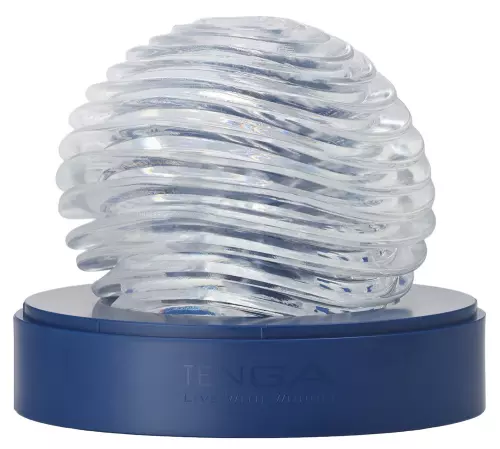 Tenga Geo Transparent Masturbator - Aqua – 1/3