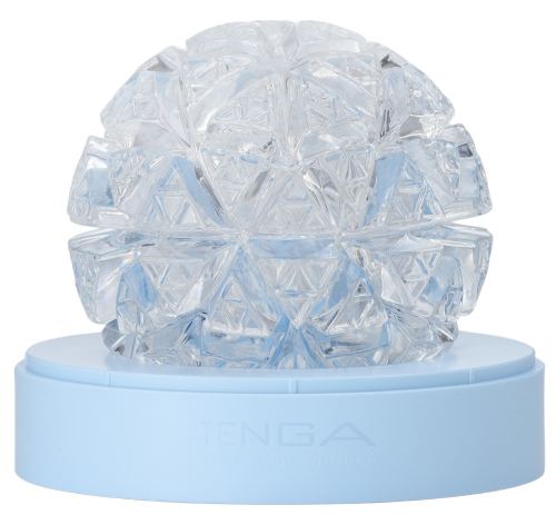 Tenga Geo Transparent Masturbator - Glacier