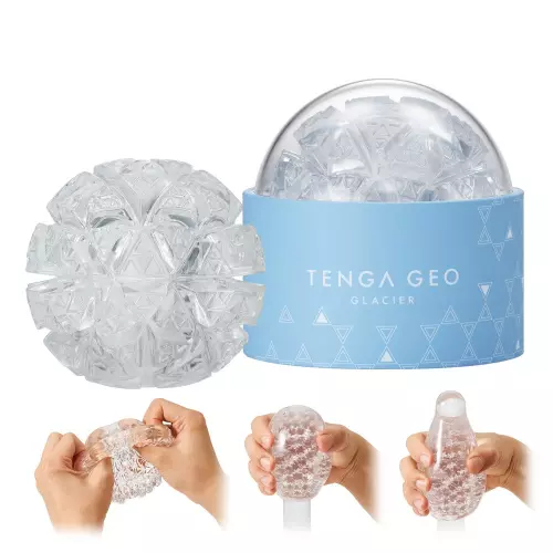 Masturbator Tenga Geo Transparent - Gletscher – 3/3
