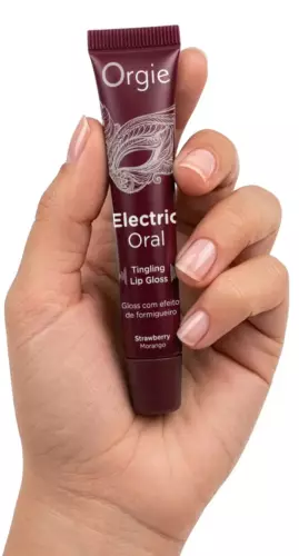 Tintelende lippenbalsem Electric Oral Aardbei 10ml – 3/4