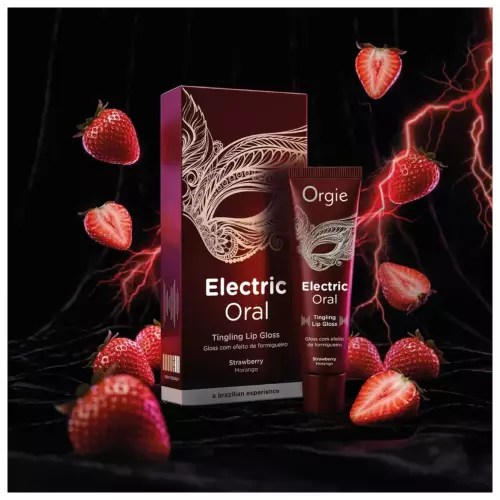 Tintelende lippenbalsem Electric Oral Aardbei 10ml – 4/4