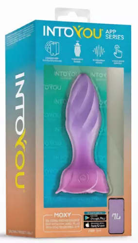 Vibrator en rotatie plug verbonden Moxy 9 x 3.5cm – 2/6