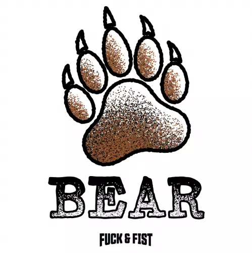 Tijdelijk tattoo Bear 9 x 6cm – 2/3