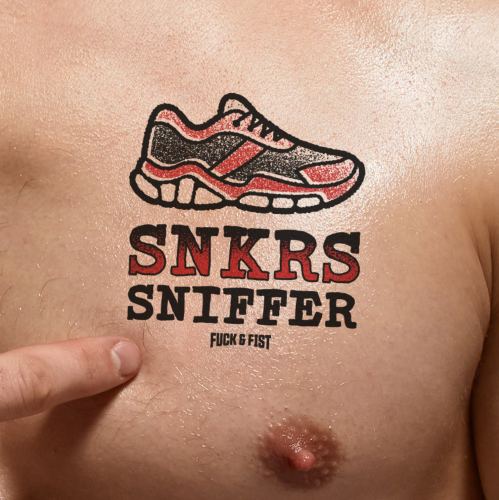 Snkrs Sniffer temporary tattoo 9 x 8.5cm
