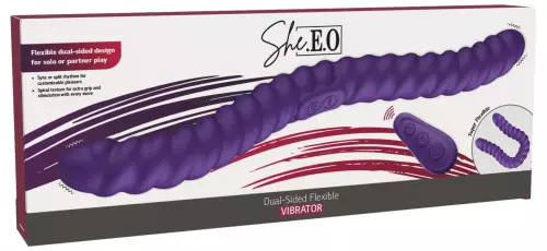 Double gode vibrant Wormsnake 16 x 3cm – 2/7
