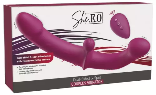 Doppel-Dildo vibrierend Doublephone 14 x 3,5cm – 2/7